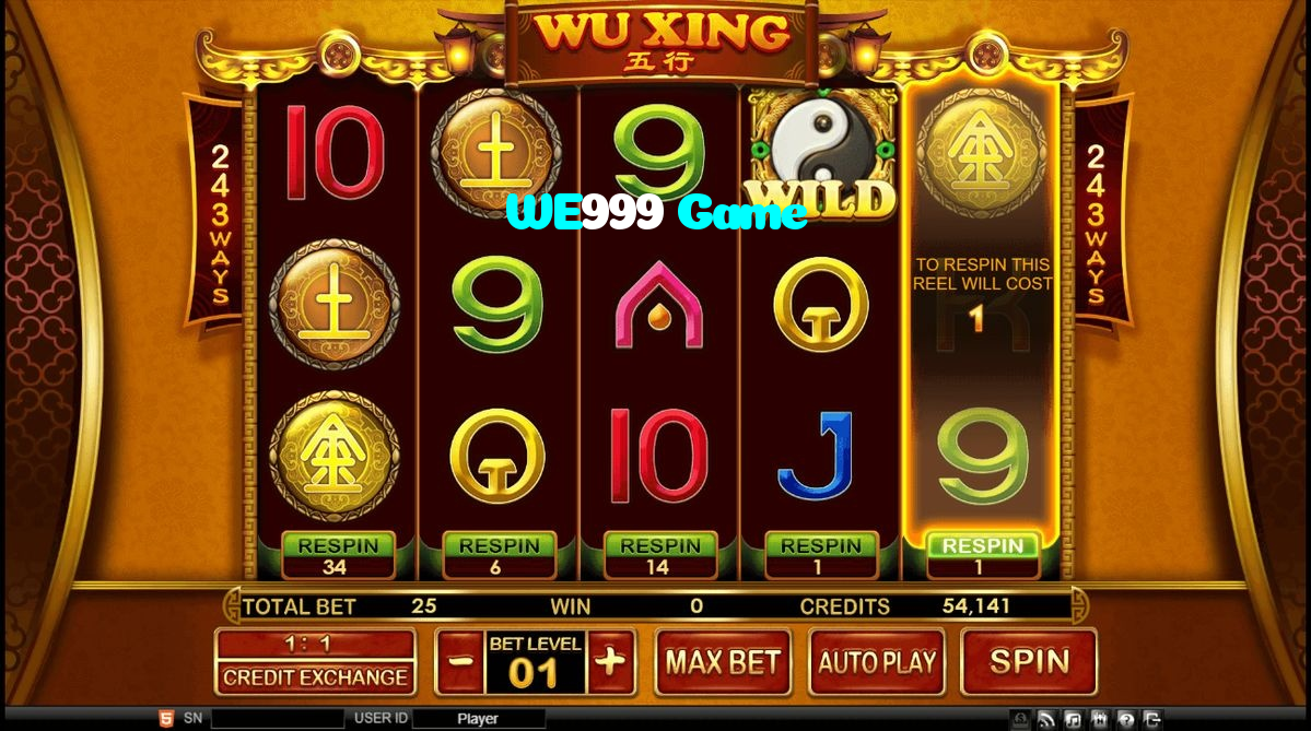 WE999 Game casino presented on mobile device in Pakistan with slots and live games