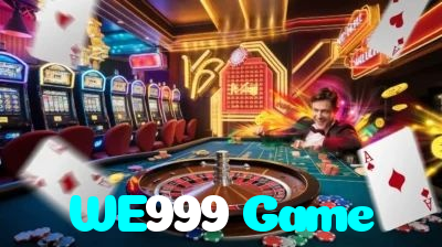 WE999 Game casino presented on mobile device in Pakistan with slots and live games